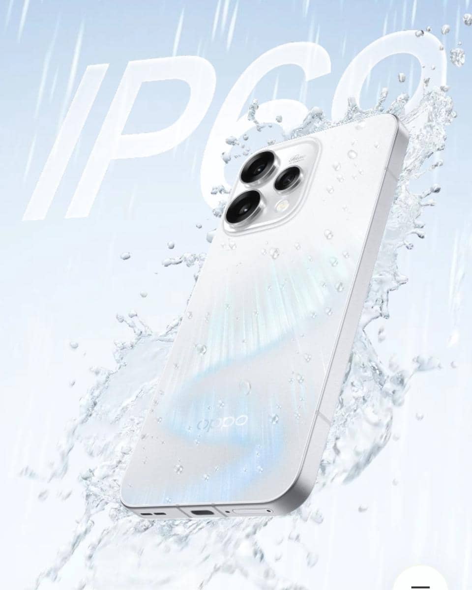 ilustrasi OPPO Reno15 yang bersertifikasi IP69 