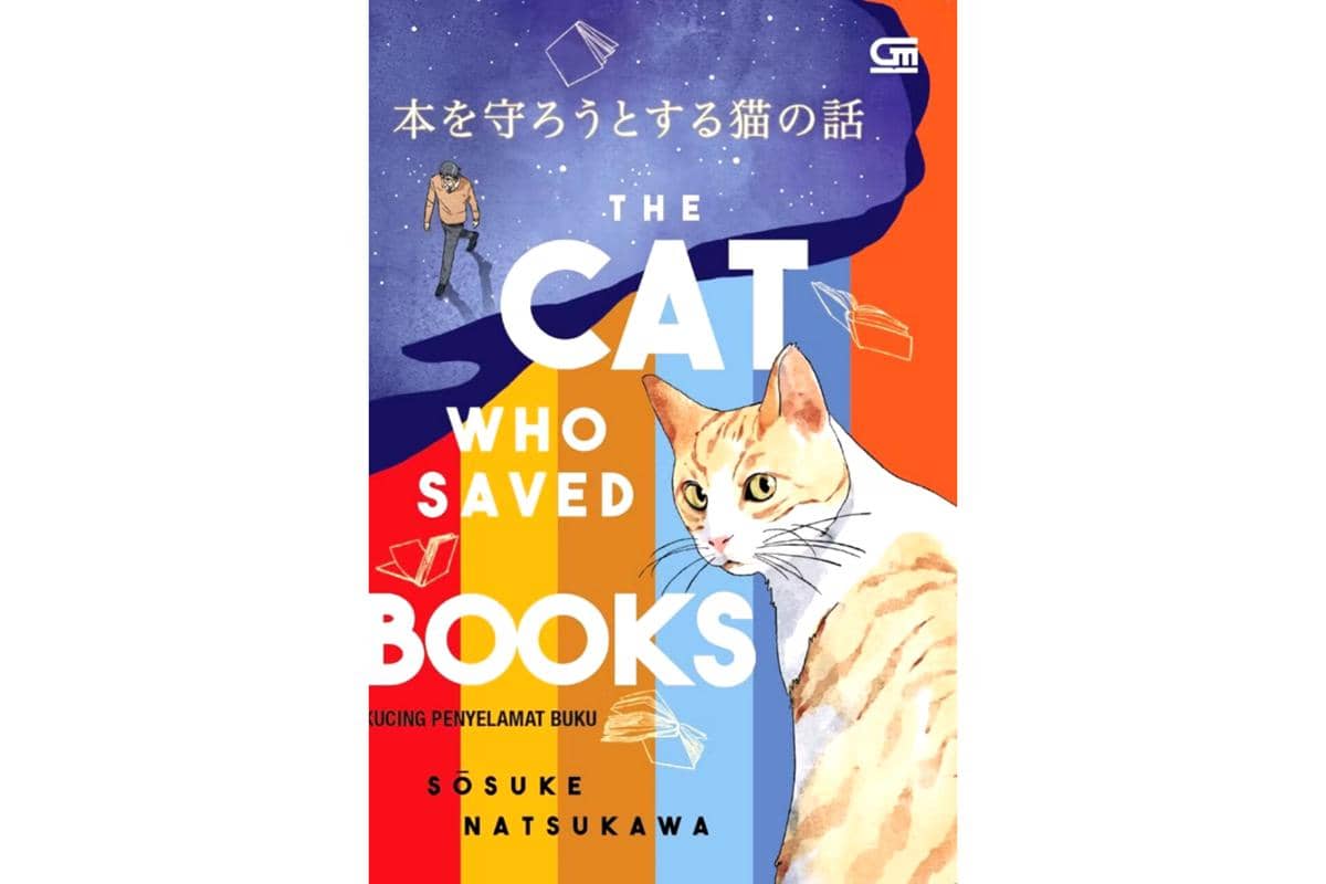 cover buku The Cat Who Saved Books