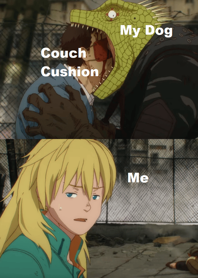 meme anime tentang sofa