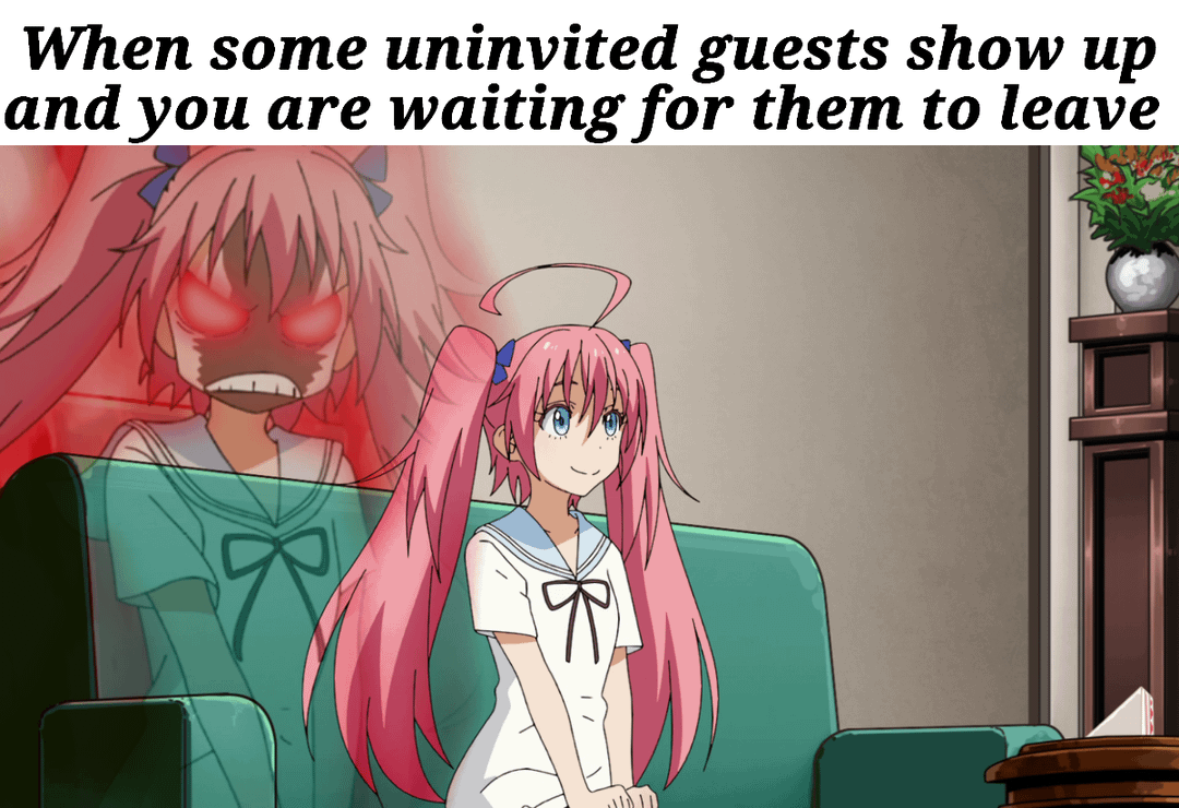 meme anime tentang sofa