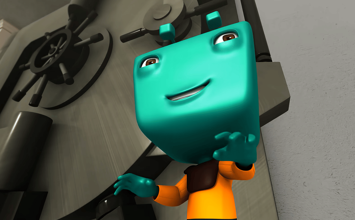 cuplikan episode ''Rompakan Rob, Robert, & Roberto''