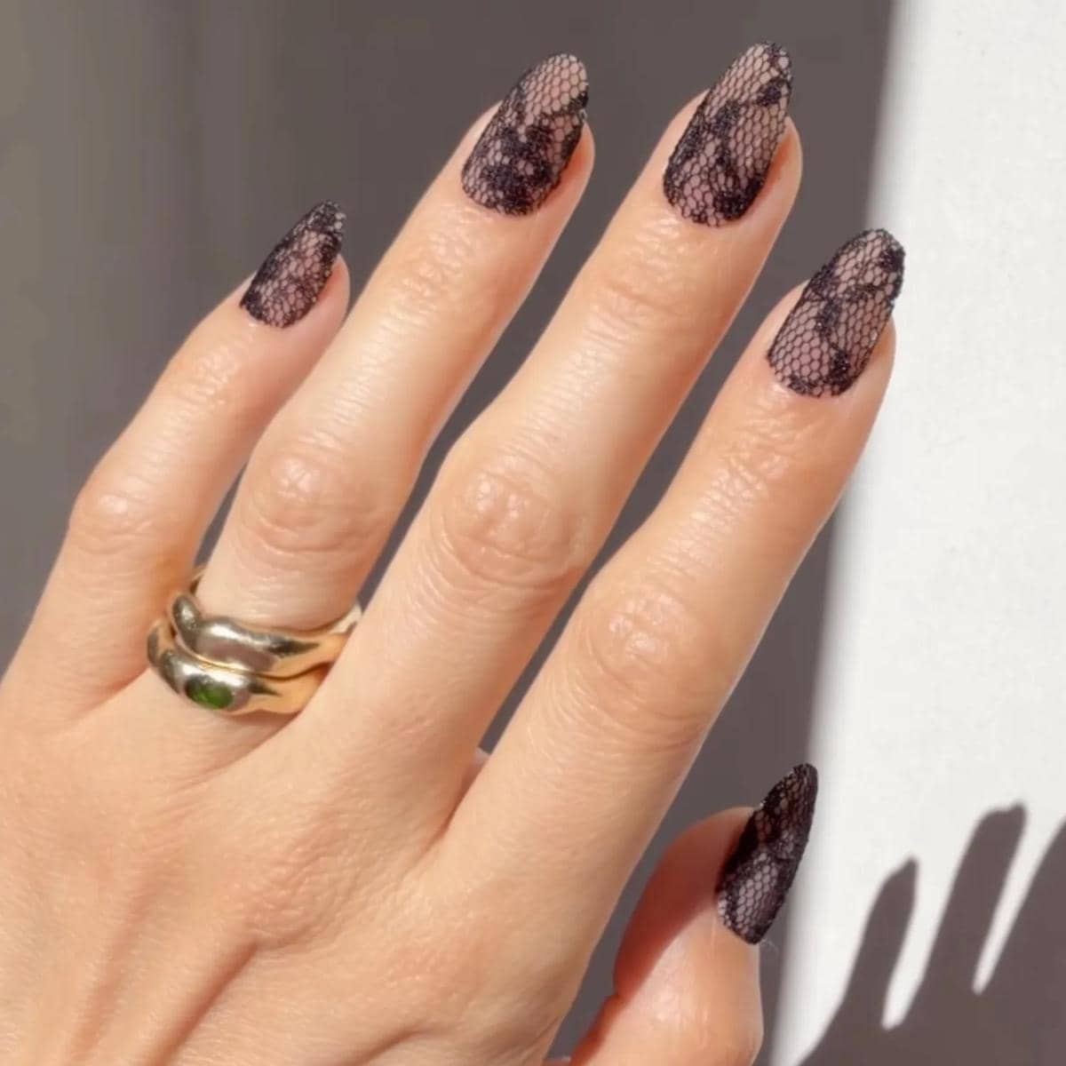 Inspirasi lace nails