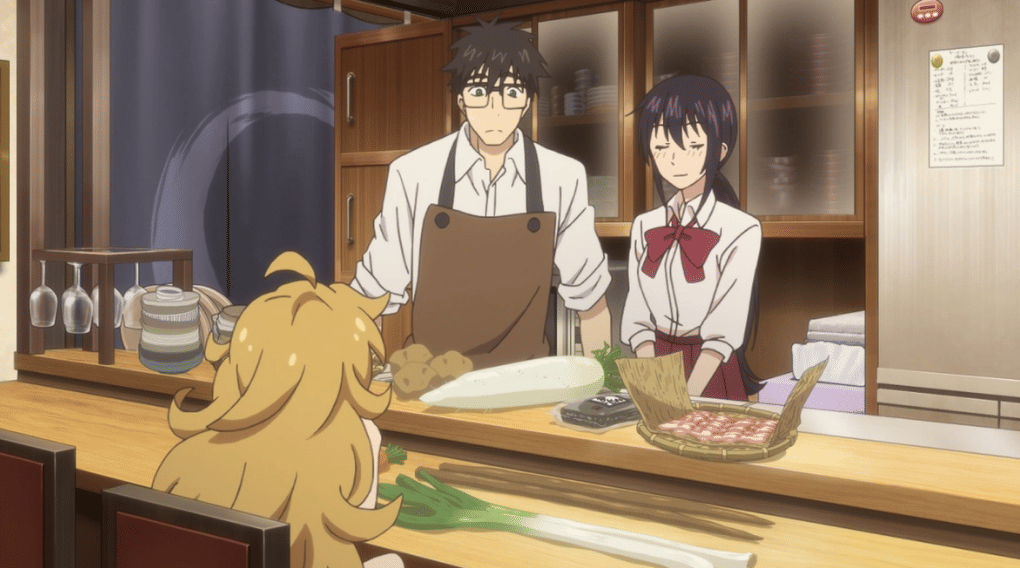 Cuplikan dari anime Sweetness & Lightning (2016)
