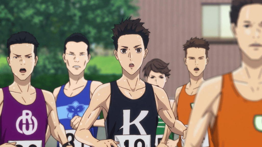 Cuplikan dari anime Run with the Wind (2018)