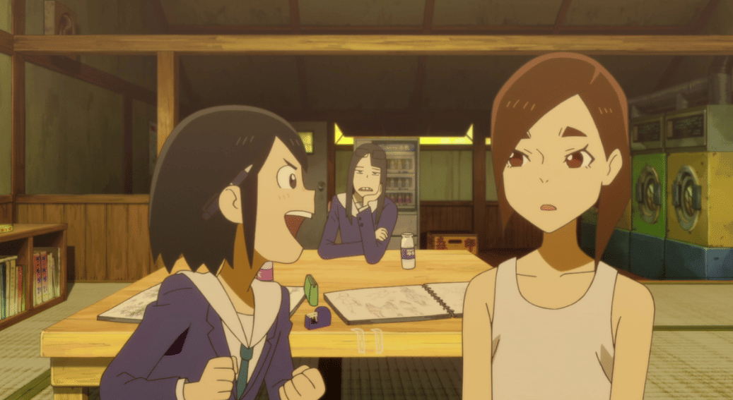 Cuplikan dari anime Keep Your Hands Off Eizouken! (2020)