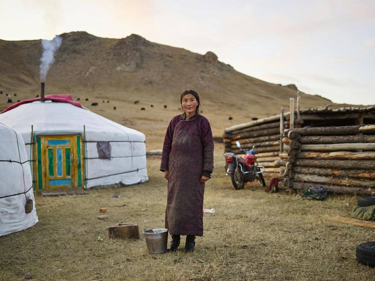 Rumah di Mongolia