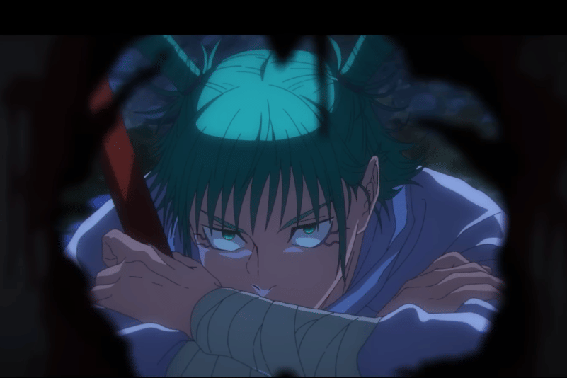 Kashimo Hajime sedang mengintai lawannya