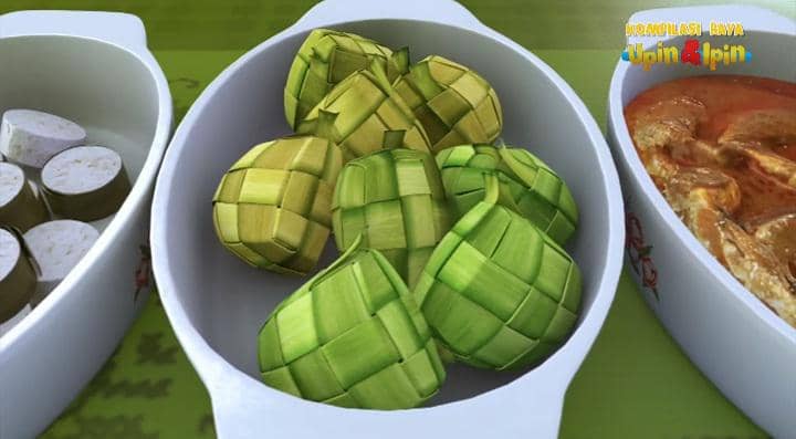 8 Bentuk Ketupat yang Muncul di Upin & Ipin, dari Biasa sampai Unik