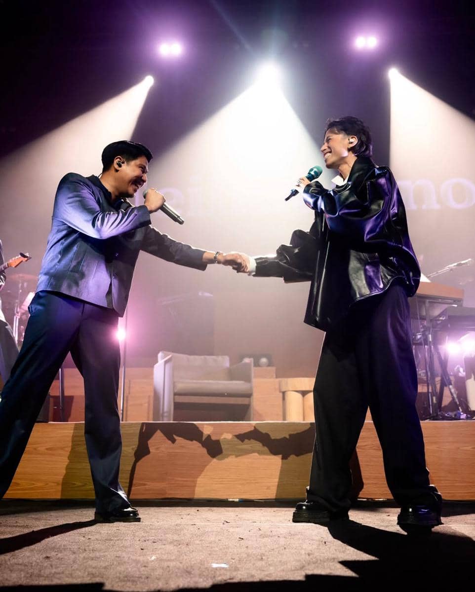 Potret Vidi Aldiano di konser "Laleilmanino & Friends"