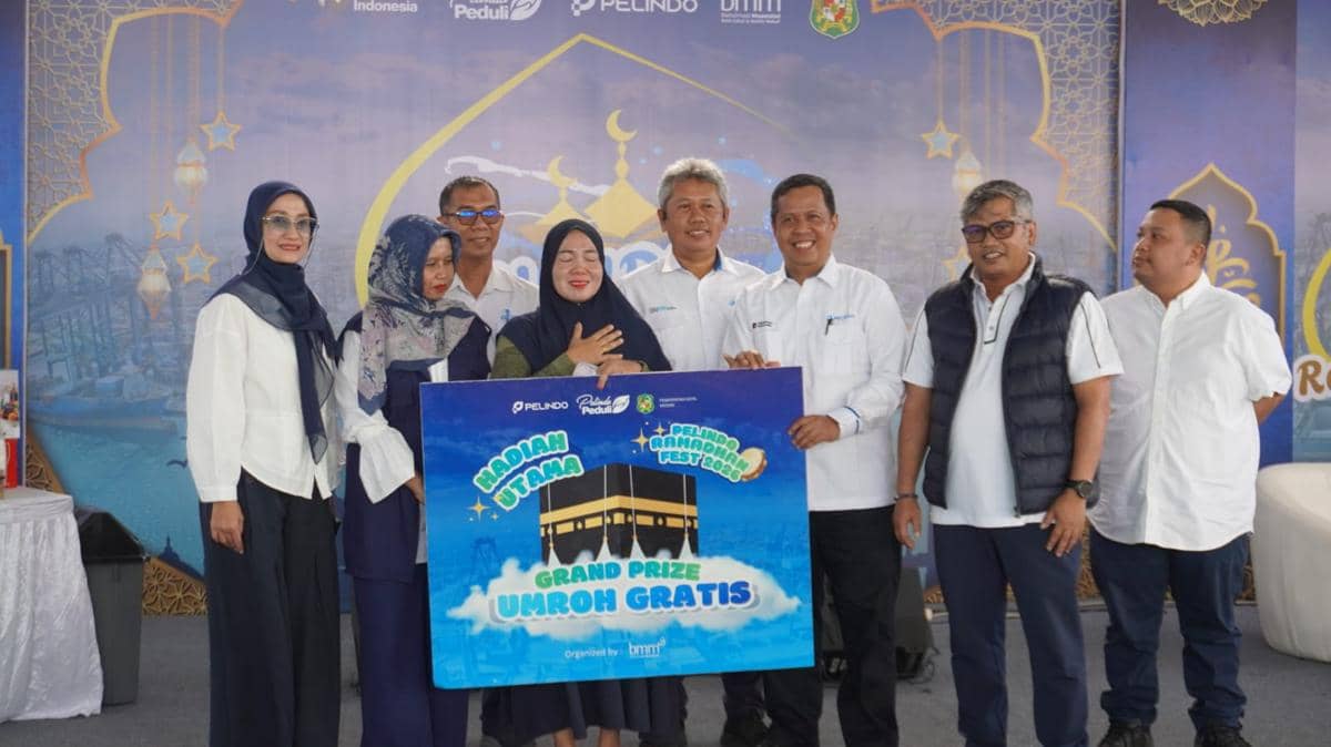 Susan asal Belawan berangkat umrah lewat Pelindo Ramadan Fest (dok.Baitulmal Muamalat)