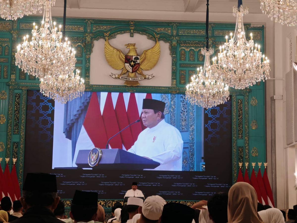Di Peringatan Nuzulul Qur'an, Prabowo Bicara Perdamaian Dunia