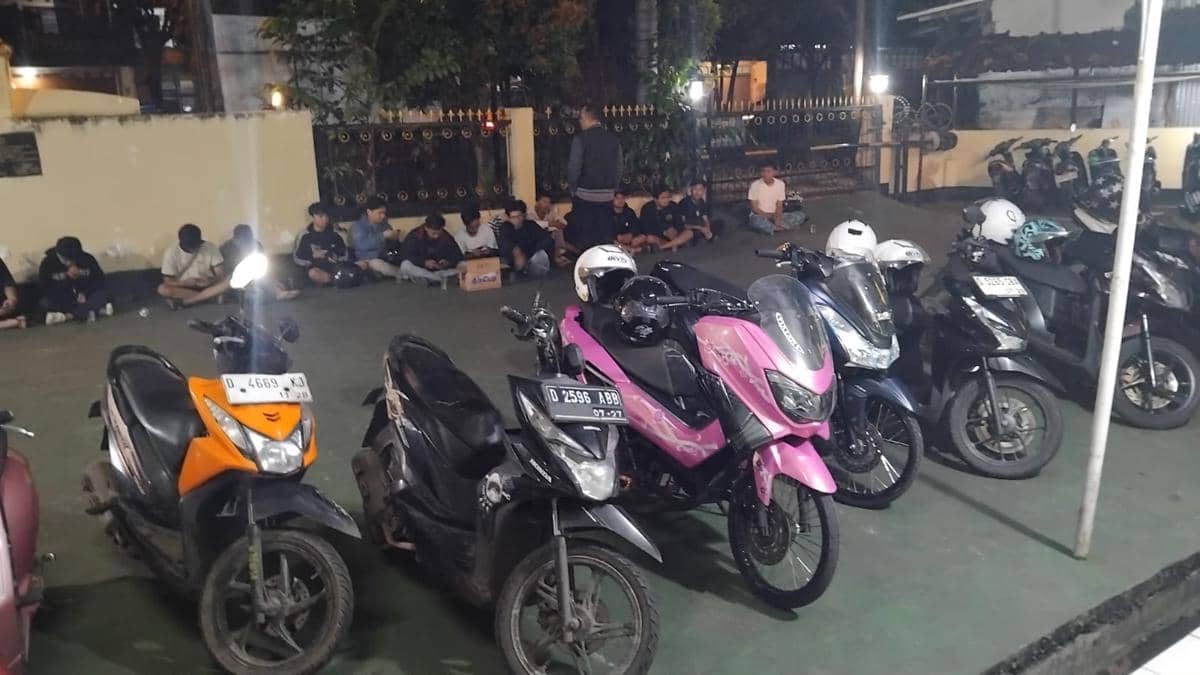 Polisi Amankan 15 Motor, Diduga Hendak Balap Liar di Flyover Kopo