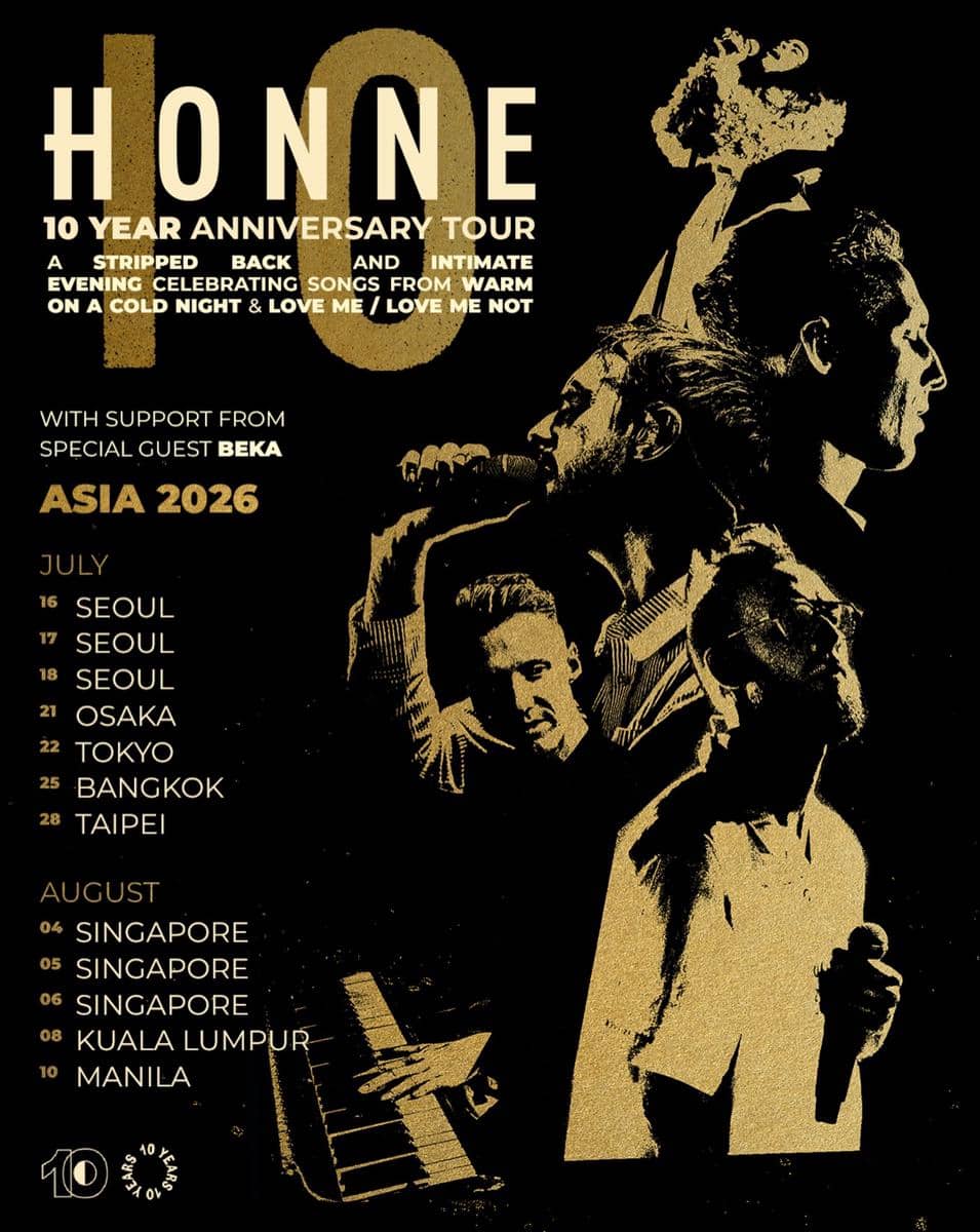 HONNE Asia Tour 2026