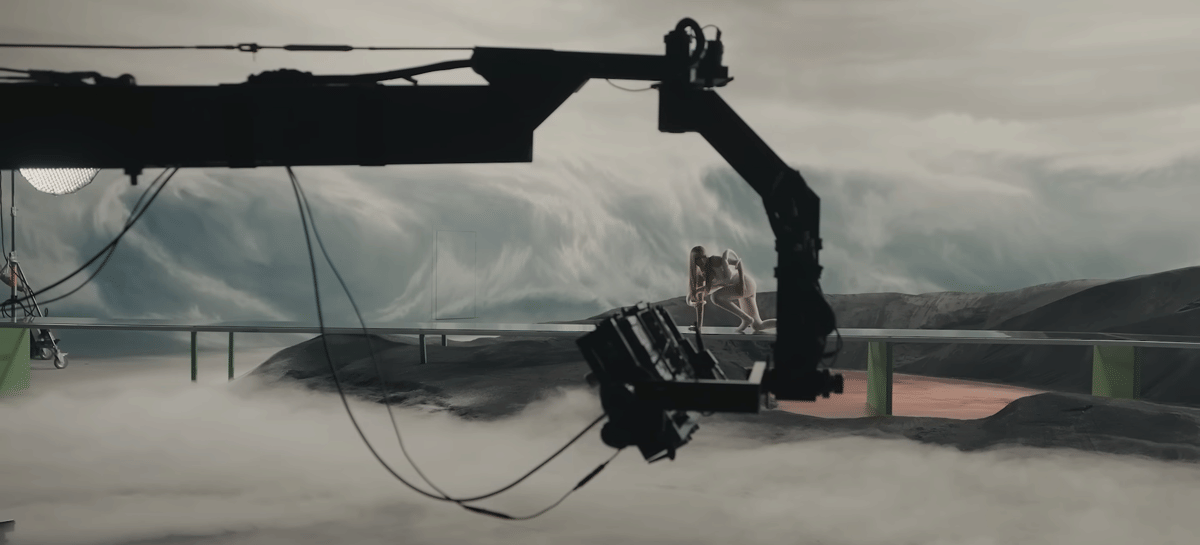 behind the scene MV GO - BLACKPINK, minim CGI real set