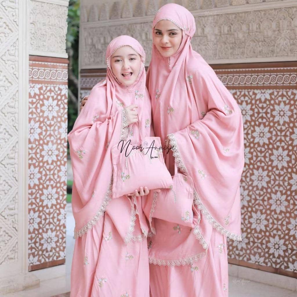 Mukena couple ibu dan anak