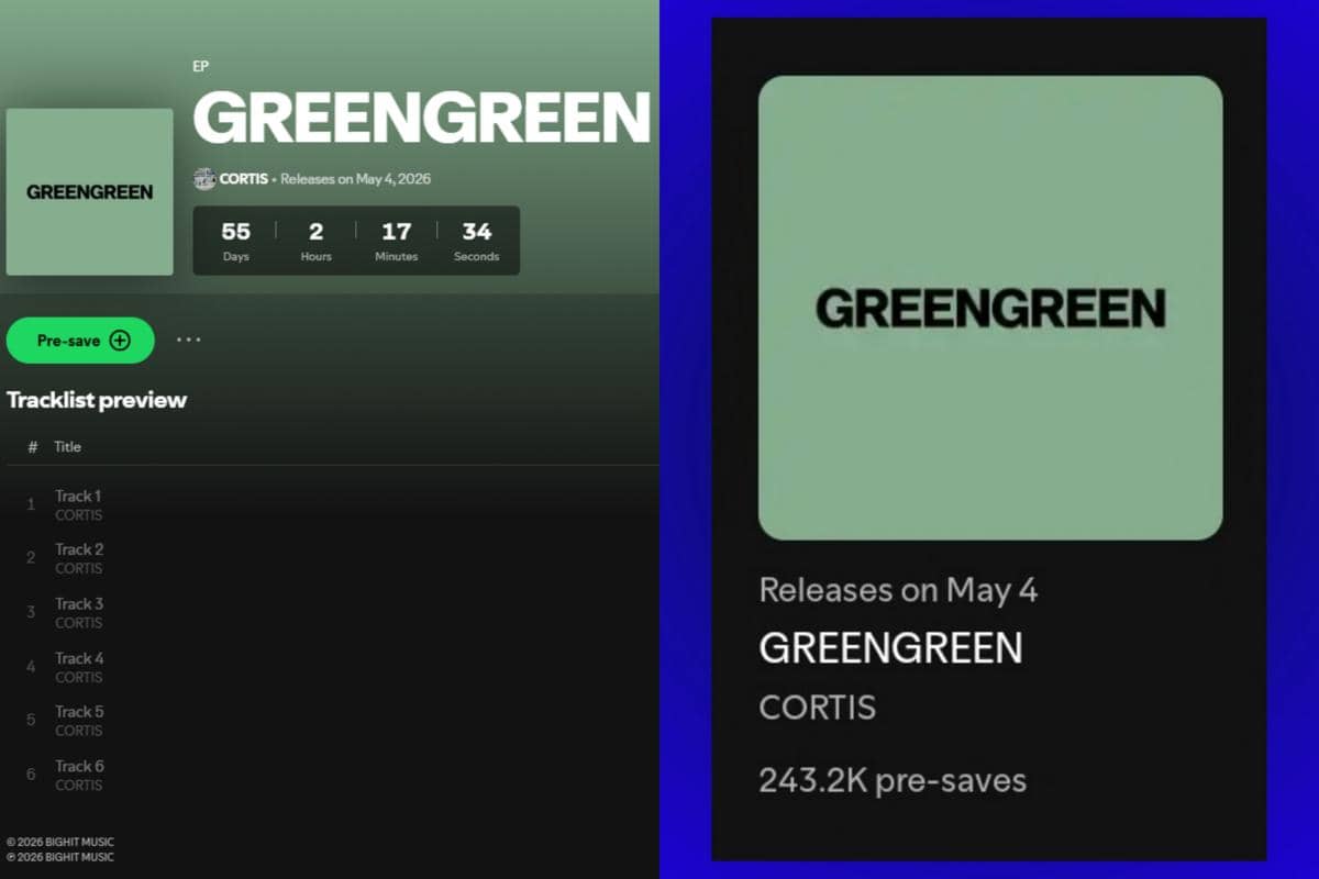 Presave EP GREENGREEN - CORTIS