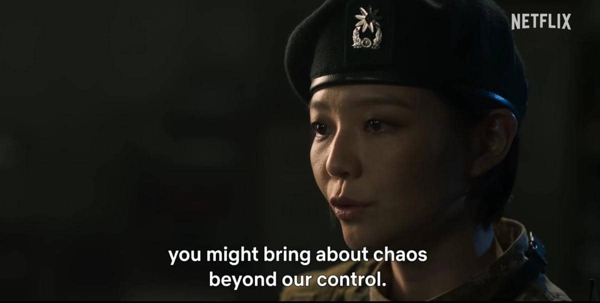 cuplikan Jeong Seol Ah di drama Black Knight 