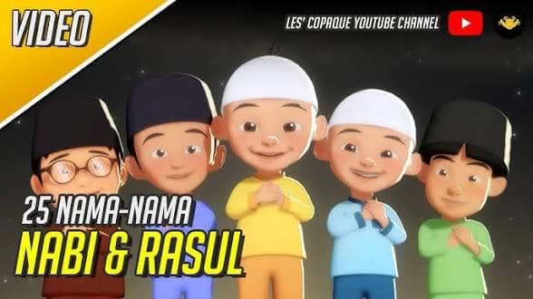 thumbnail video "Upin & Ipin Iqra – 25 Nama Nabi & Rasul"