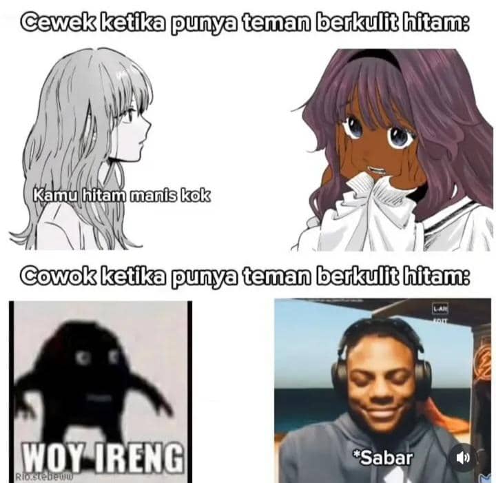 meme hitam