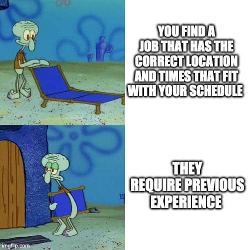 meme kartun tentang cari kerja