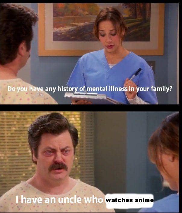 meme anime tentang paman