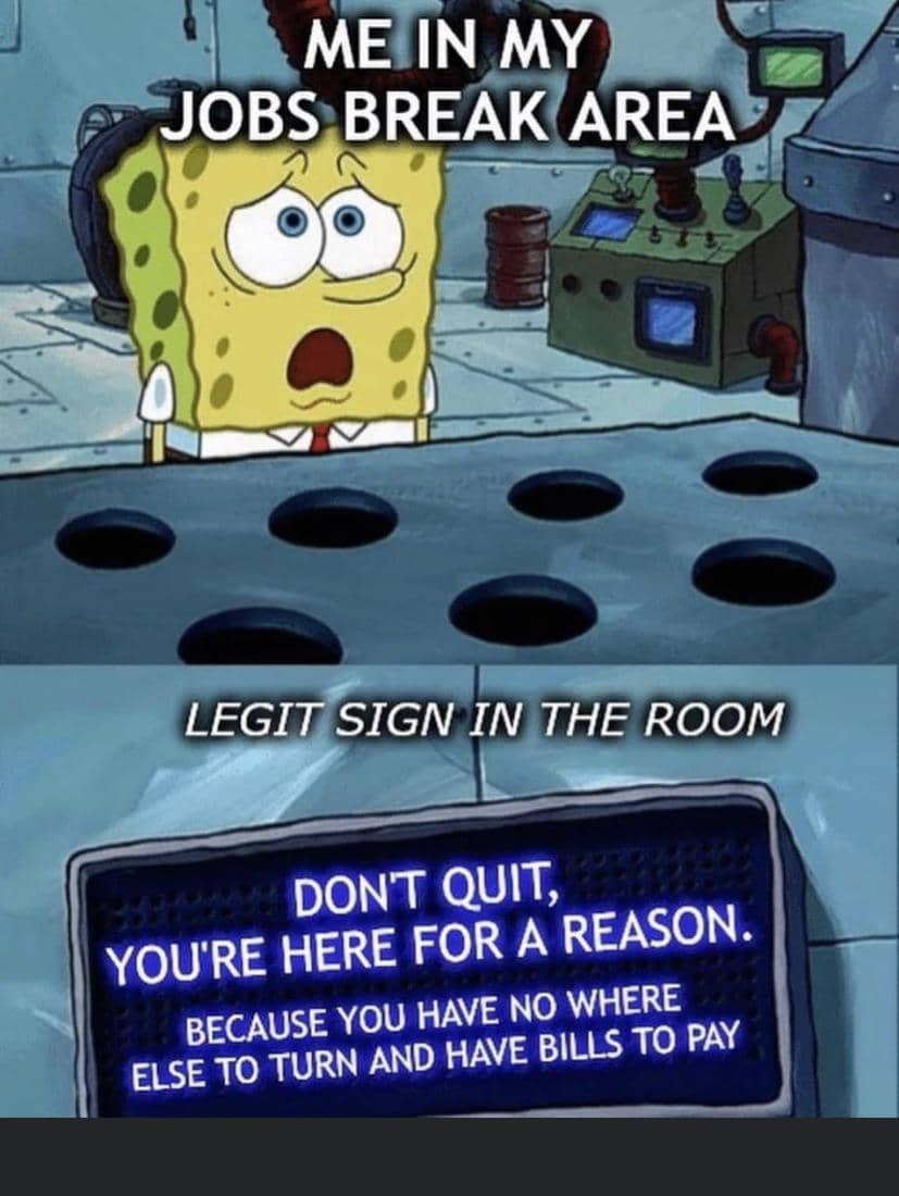 meme kartun tentang cari kerja