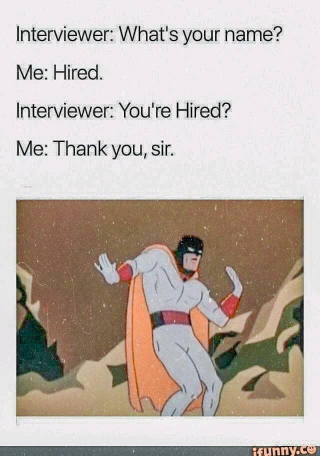 meme kartun tentang cari kerja