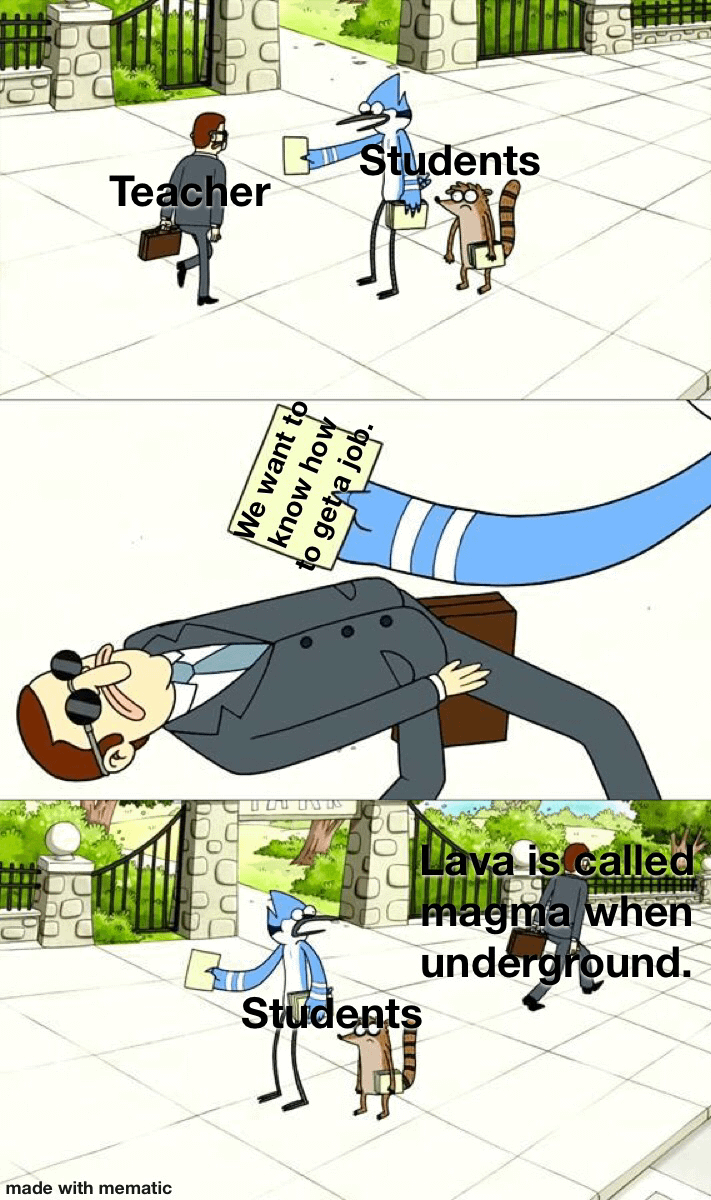 meme kartun tentang cari kerja