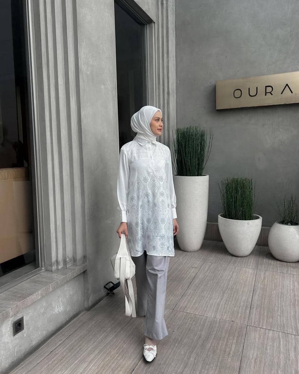 OOTD Lebaran Pakai Celana