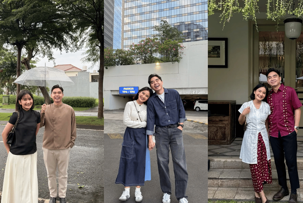 9 Inspirasi OOTD Couple Minimalis ala Jesica Ceren dan Arvhie Hanafi