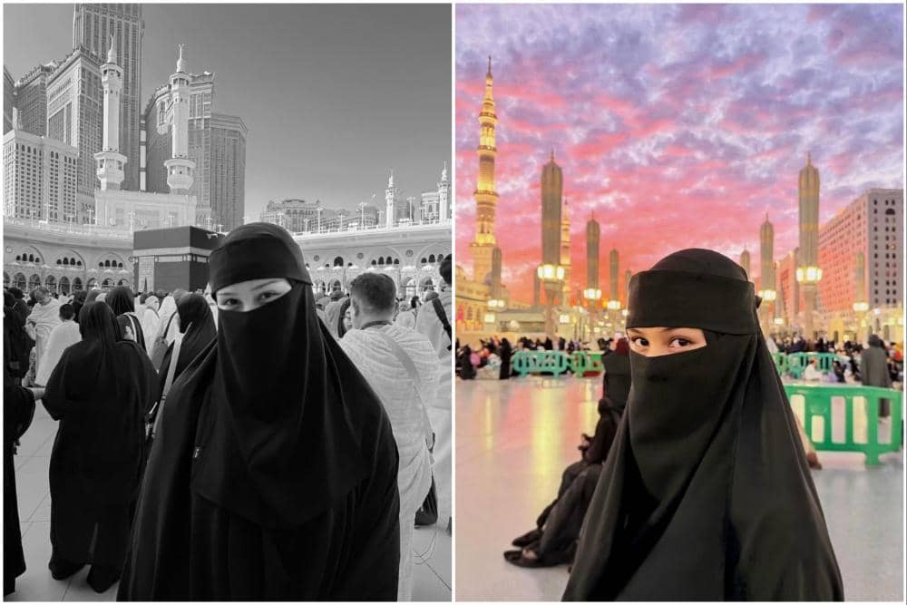 10 Potret Vanesha Prescilla Umrah di Tanah Suci pada Ramadan 2026