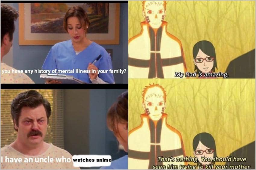 8 Meme Anime tentang Paman, Ada yang Ngeselin hingga Wibu?