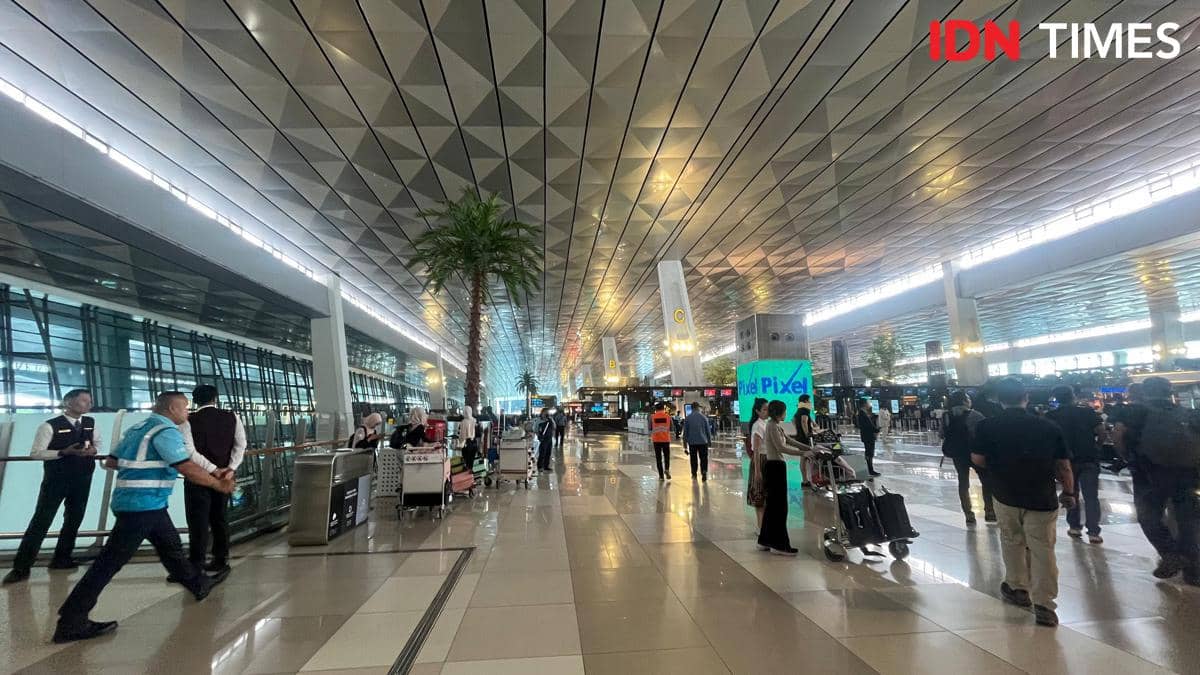 Situasi jelang musim mudik Lebaran di T3 Bandara Soekarno-Hatta