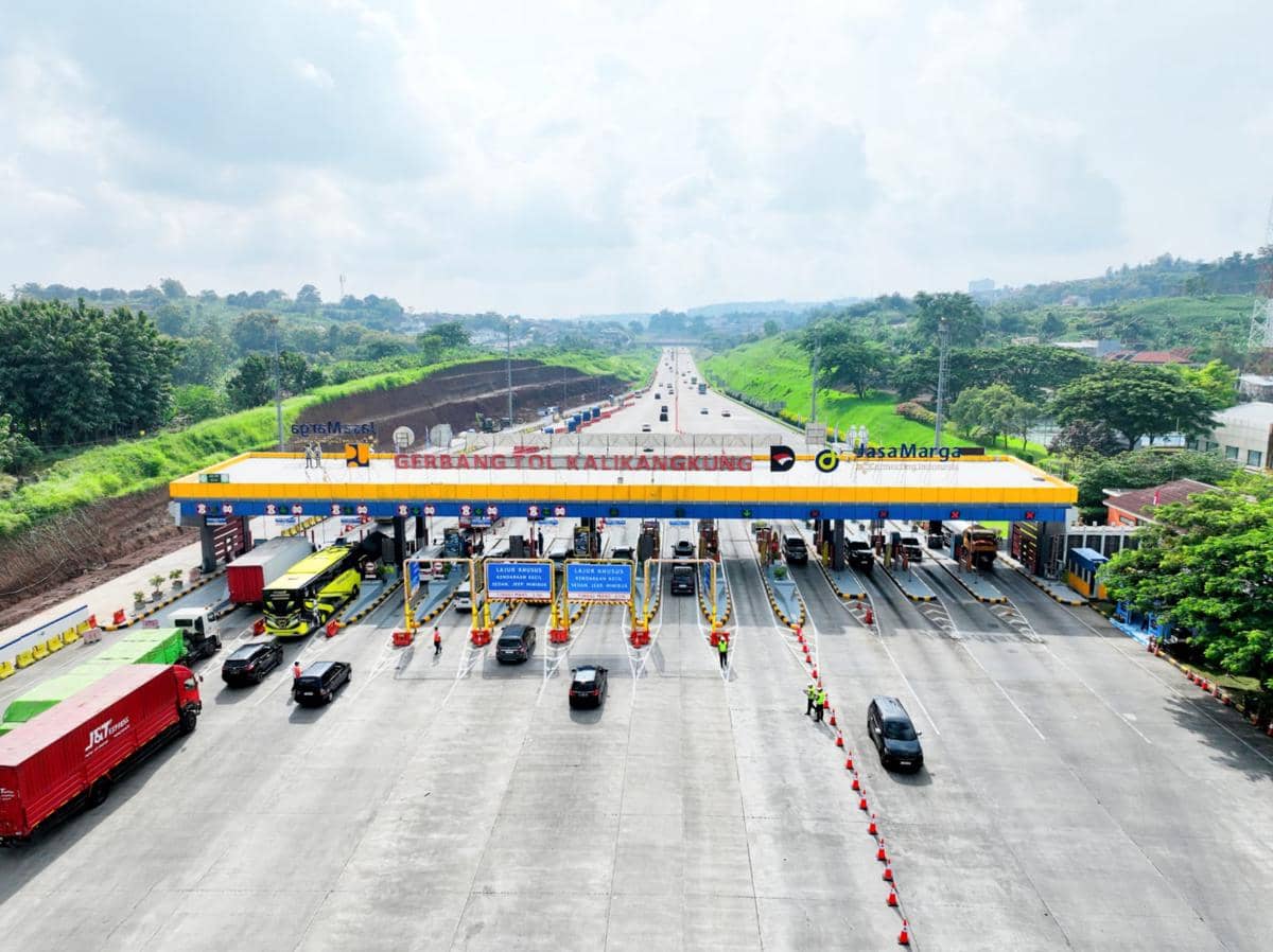 potret Gerbang Tol Kalikangkung