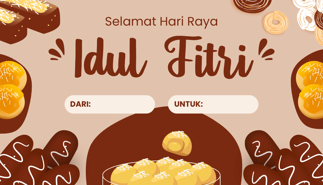 Kartu Ucapan Hampers Idul Fitri 2026