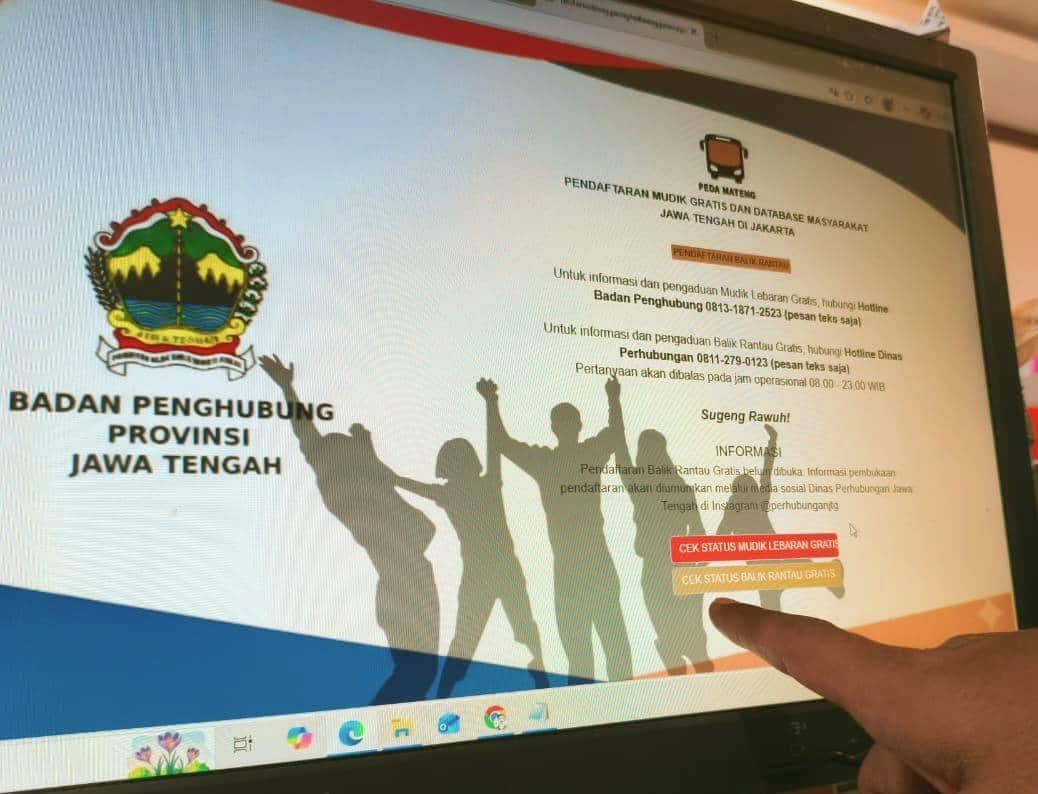 Dibuka Besok! Cara Daftar Balik Rantau Gratis Jateng Bisa Pakai Aplikasi JNN