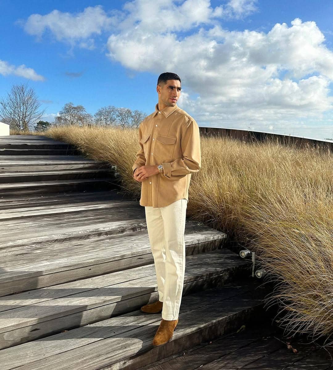 ilustrasi outfit lebaran pria