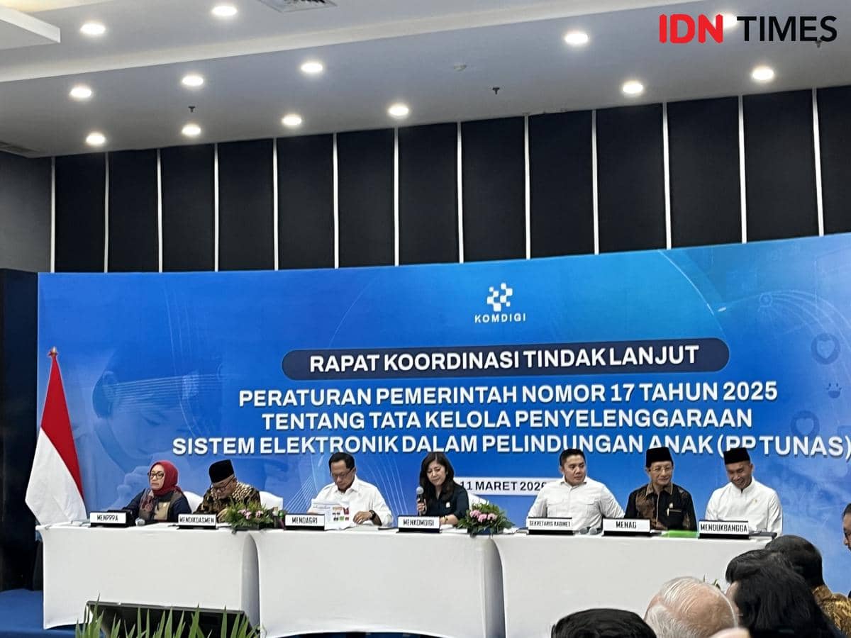 Menteri Komdigi Rakor dengan Sejumlah Menteri Bahas Implementasi PP Tunas
