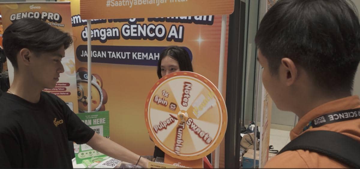 Genco Hadirkan Booth Interaktif Berbasis AI di Ramadan Fest BINUS 2026