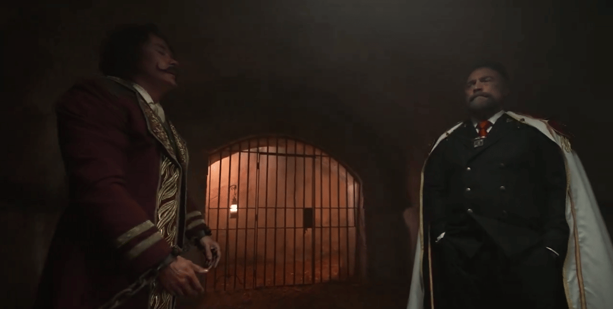 Gol D. Roger dan Garp live-action. (Dok. Netflix/One Piece)