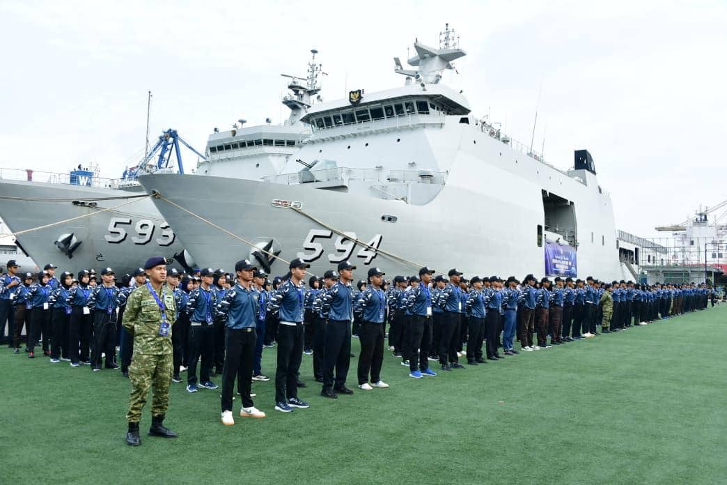 TNI AL Gelar Pesantren Kilat Ramadan bagi Pelajar di Atas Kapal Perang