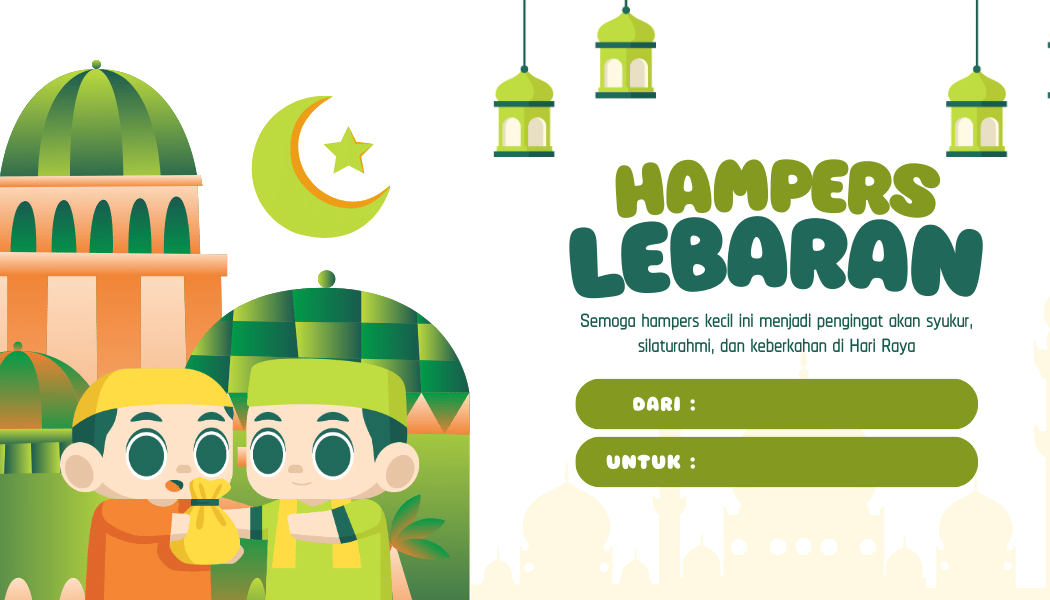 Kartu Ucapan Hampers Idul Fitri 2026