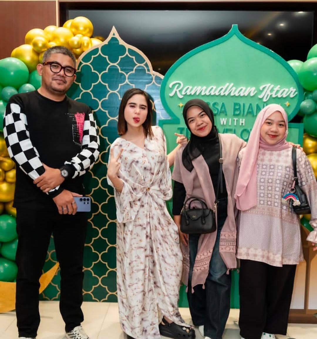 potret intimate bukber Tissa Biani bersama fans