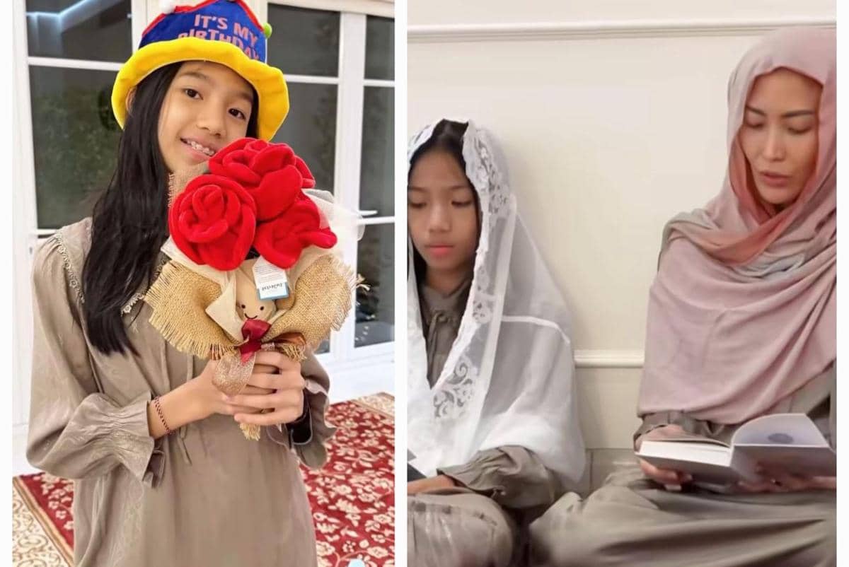 9 Potret Ayu Dewi Rayakan Ultah Aqilah di Bulan Ramadan, Ada Pengajian