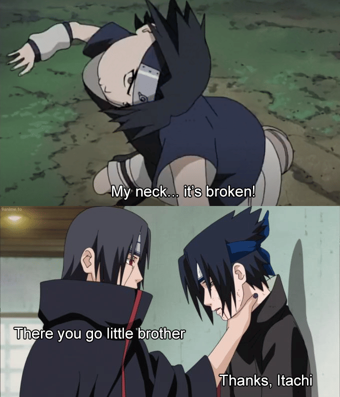 meme Naruto tentang leher