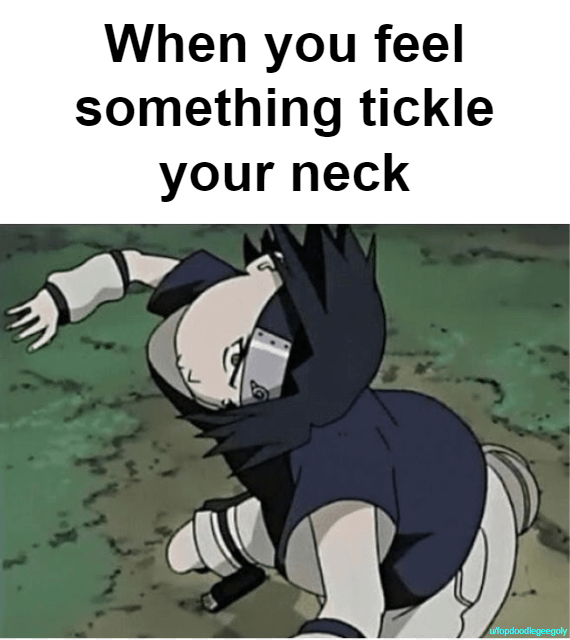 meme Naruto tentang leher