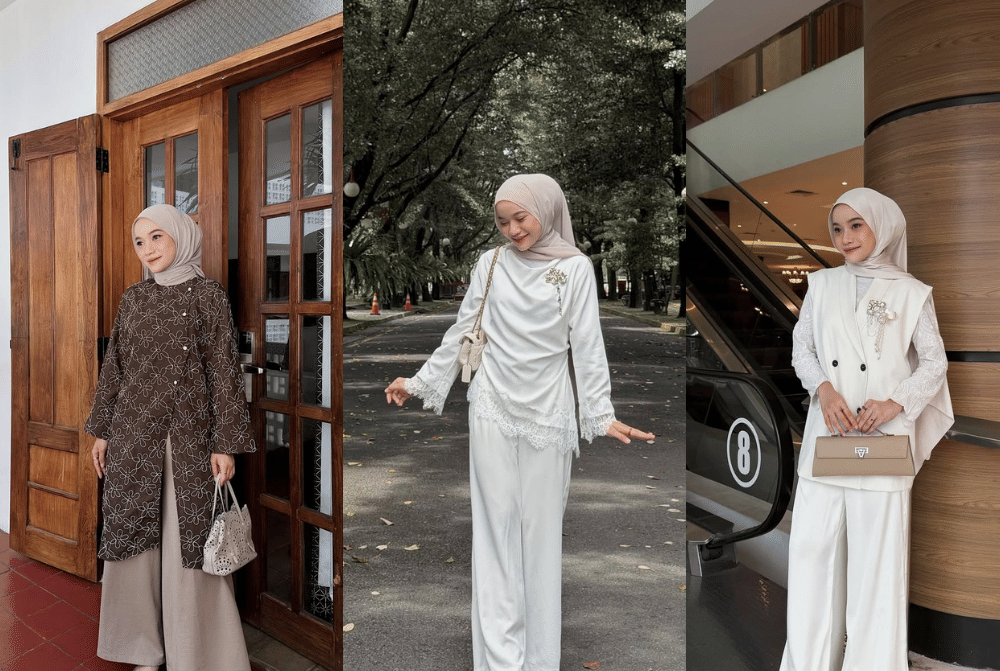 7 Inspirasi Outfit Lebaran Pakai Celana ala Melvin Maylani, Santun dan Elegan!
