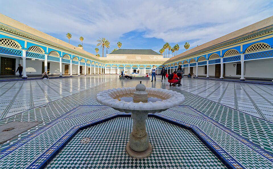 Istana Bahia di Maroko