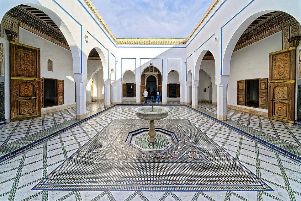 Istana Bahia di Maroko