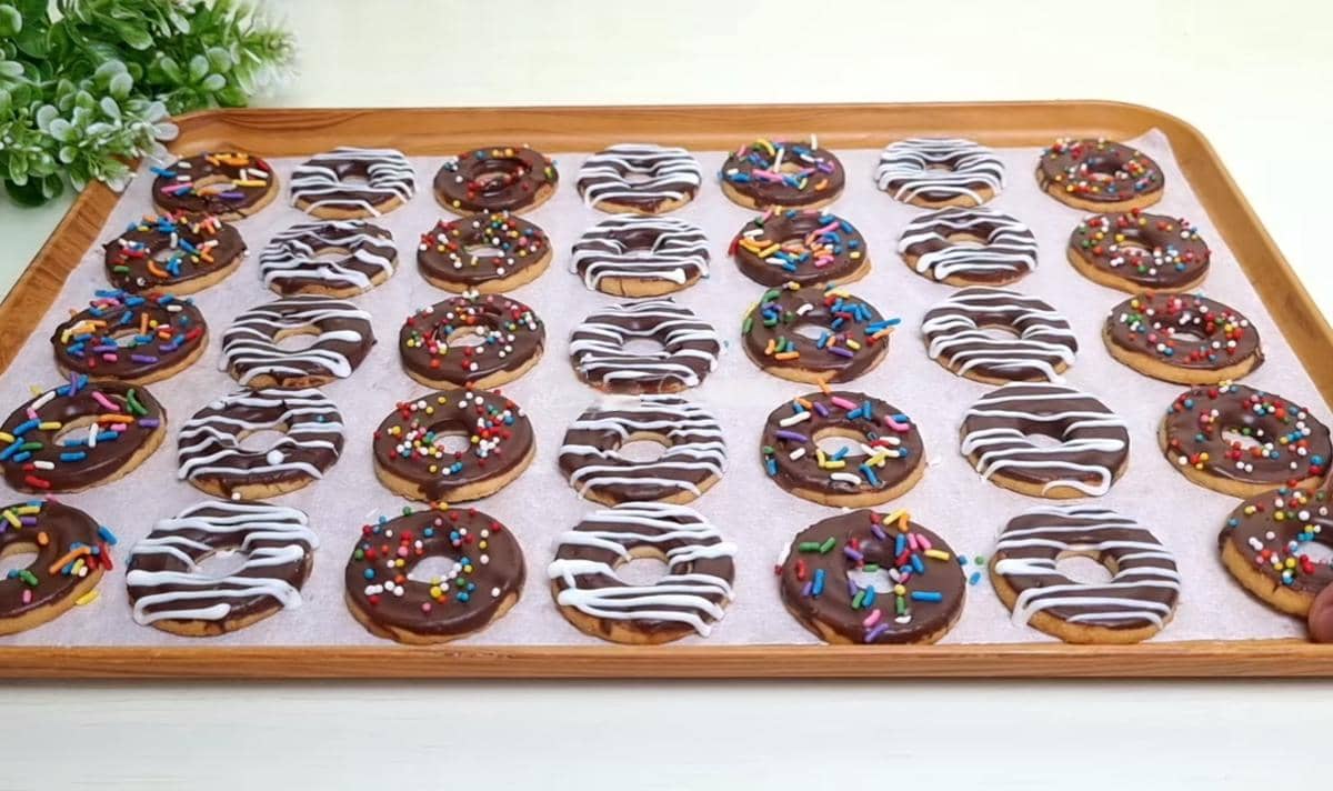Resep Mini Donut Cookies 2 Bahan, Ide Kue Lebaran Hemat Bahan